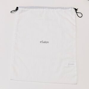 eSalon White Drawstring Dust Bag 13”x10”
